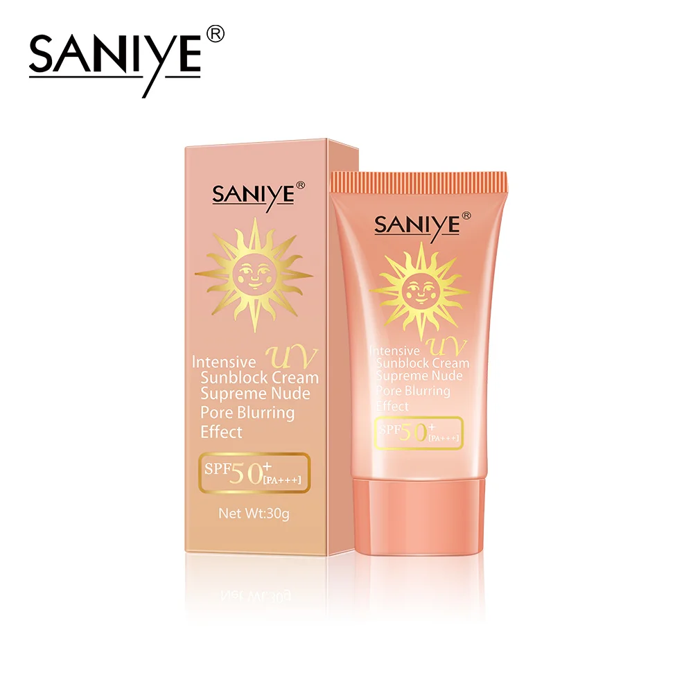 Корейский солнцезащитный крем Saniye, фирменная торговая марка, защита от ожогов на коже, органический солнцезащитный крем с spf 50, защита от солнца, крем для лица