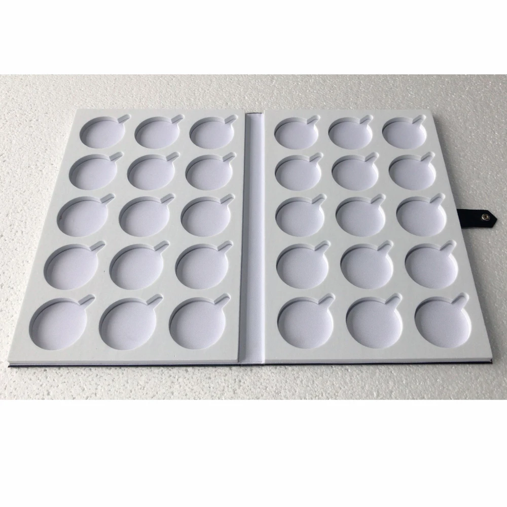 Высококачественный футляр для очков из искусственной кожи, футляр для хранения оптических линз с застежкой на пуговицах, Эва, подкладка из пеноматериала, дисплей, книга