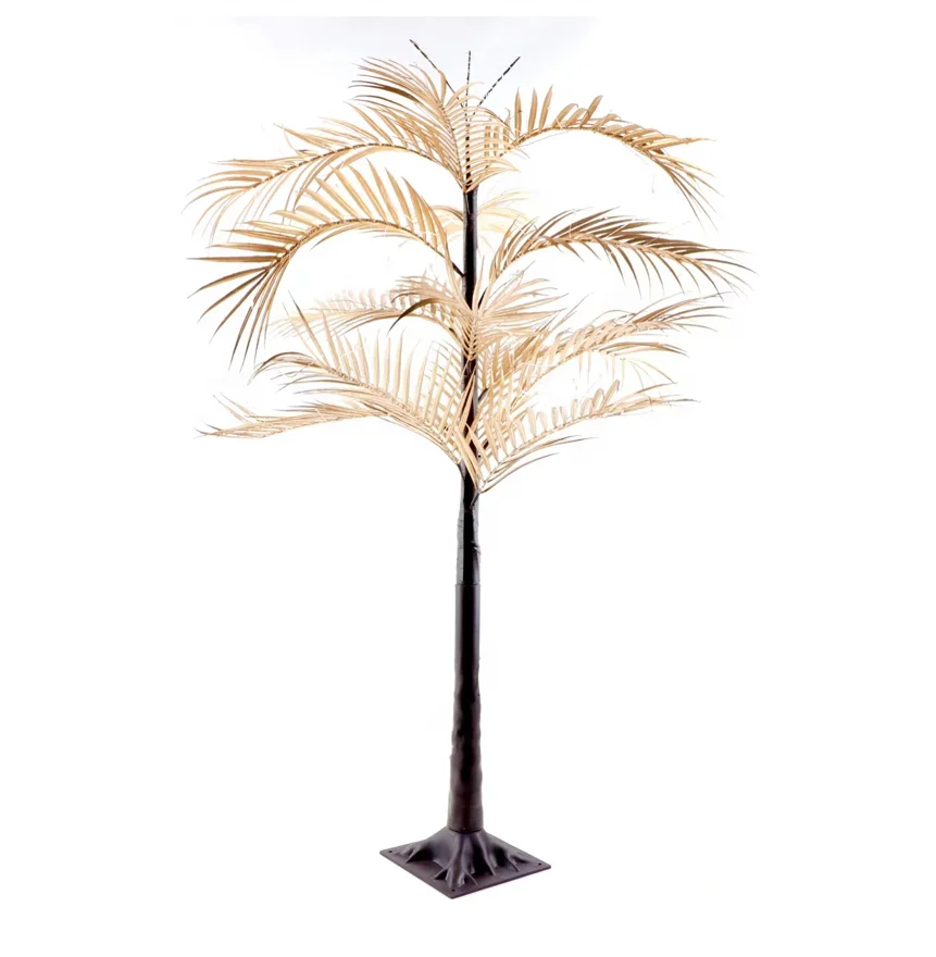 1.2m palm shape led tree light iron frame with led mini bulb copper wire wrapped led decoration tree lights indoor use