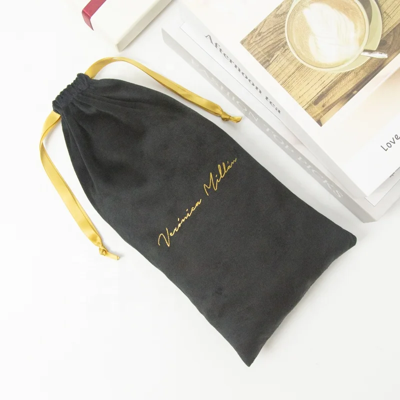 Маленькая черная Роскошная мягкая бархатная помада с принтом логотипа на заказ