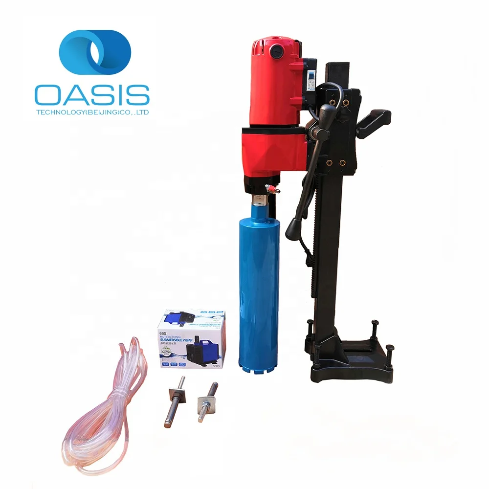 HZ-15 Heavy duty Диамант бетона пустотелого сверла диаманта машина для контроля уровня сахара в крови с 50-205 мм диаметр сверления