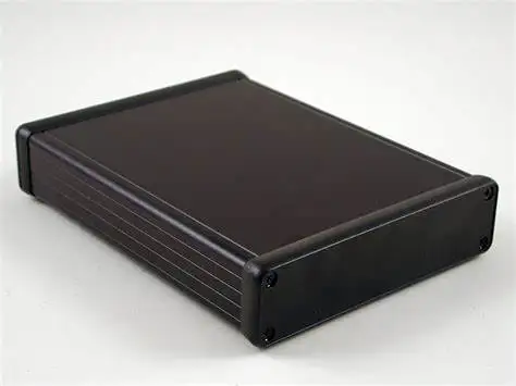 
OEM hot selling customized black aluminum enclosure 