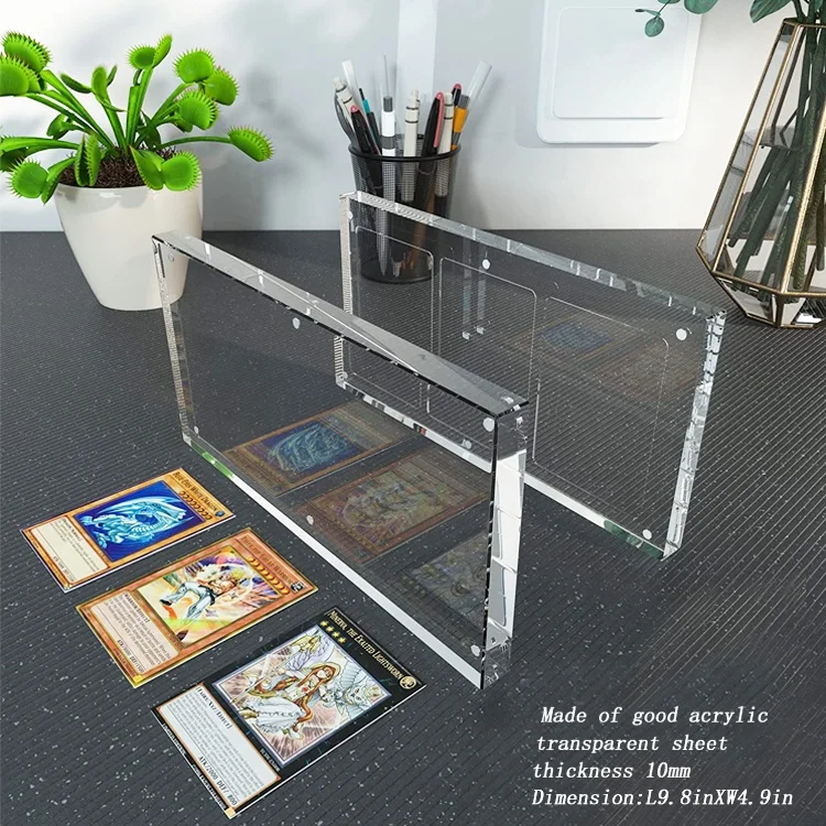 Wholesale acrylic transparent game trading cards display holder