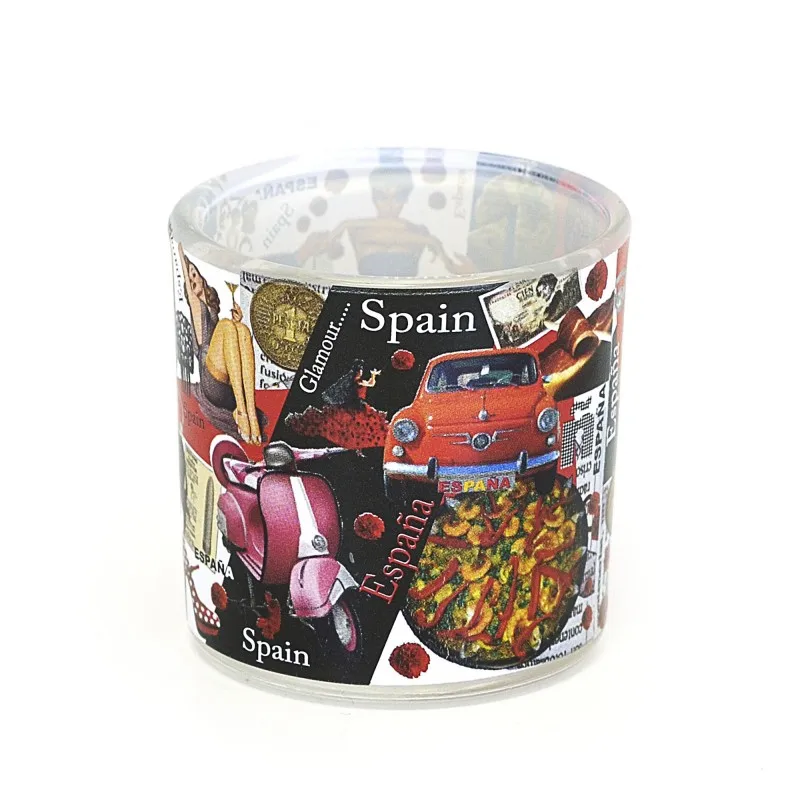souvenir from spain shot glass