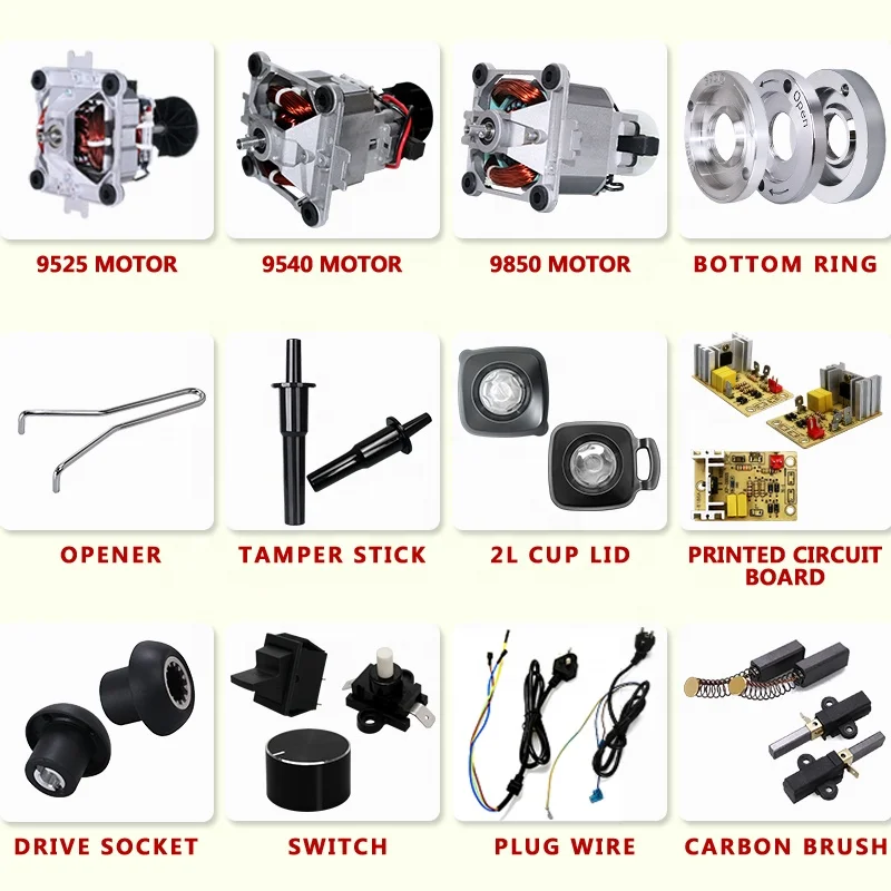Blender Motor 220V Blender Motor 9530 9540 Spare Part Blenders With Copper Motors