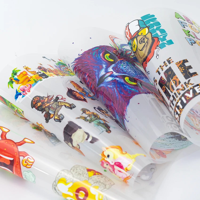 Hot sale 60cm 30cm 33cm Dtf printer film Paper heat Transfer Pet Film Roll 60 30cm A3 A4 pet film dtf for dtf printer printing