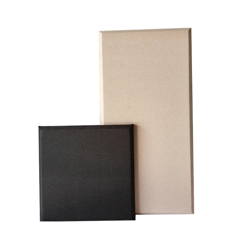 Beveled Edge Soundproof Cinema Movie Theater Soft Sound Fabric Wrapped Acoustic Wall Panel