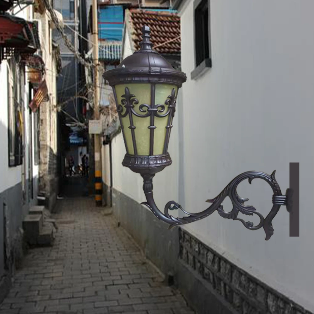 European style extended arm wall light Garden aisle LED E27 lighting Waterproof classic wall light