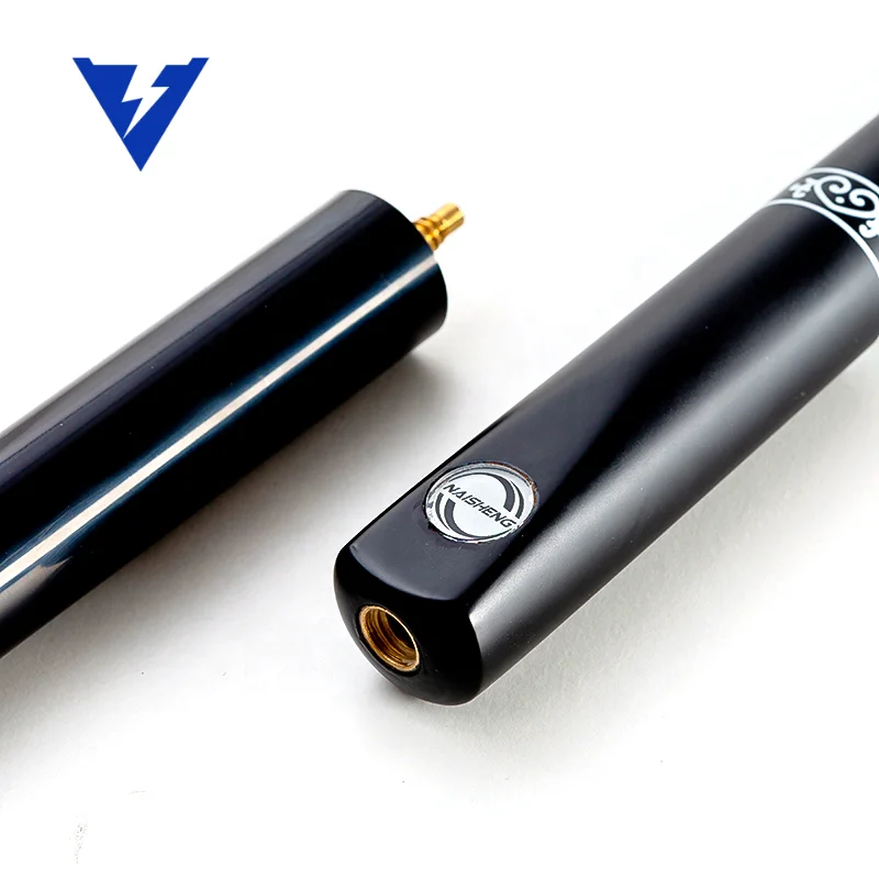 RTS One Piece Cue 10mm-tip suitable for snooker pool game with extension handle screw hole Billiard Cue Sticks