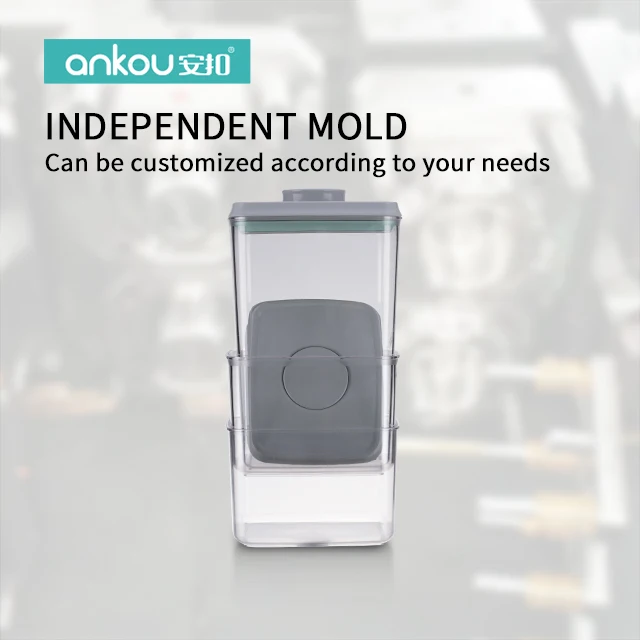 Hot Sales Storage Jars Dry Cereal Durable Transparent Sealed Cans  Bpa-Free Pop Up Airtight Food Storage & Container With Lid