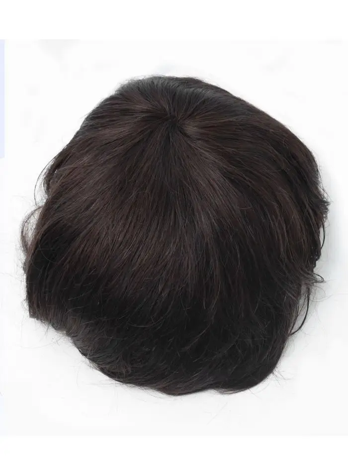 Human Hair Men Lace Toupeec Super Fine Mono Hair System High Quality and Durable Lace Toupee Virgin Remy Indian for Men 1 Pc