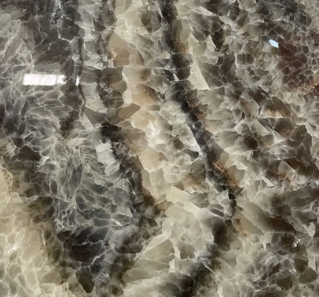 High Grade Natural Stone Black Dragon Jade Onyx Marble Slab For Walls and Floors