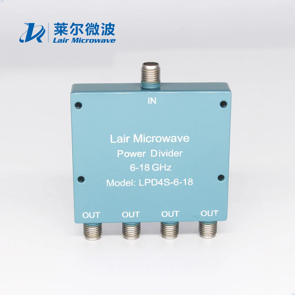 Rf Coaxial 4 way Low Loss Power Divider 6-18 GHz