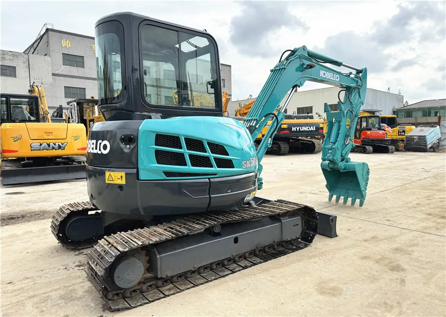 Мини-экскаватор Kobelco SK50SR оригинальный японский гусеничный 5-тонный Подержанный станок с сертификатом EPA и CE