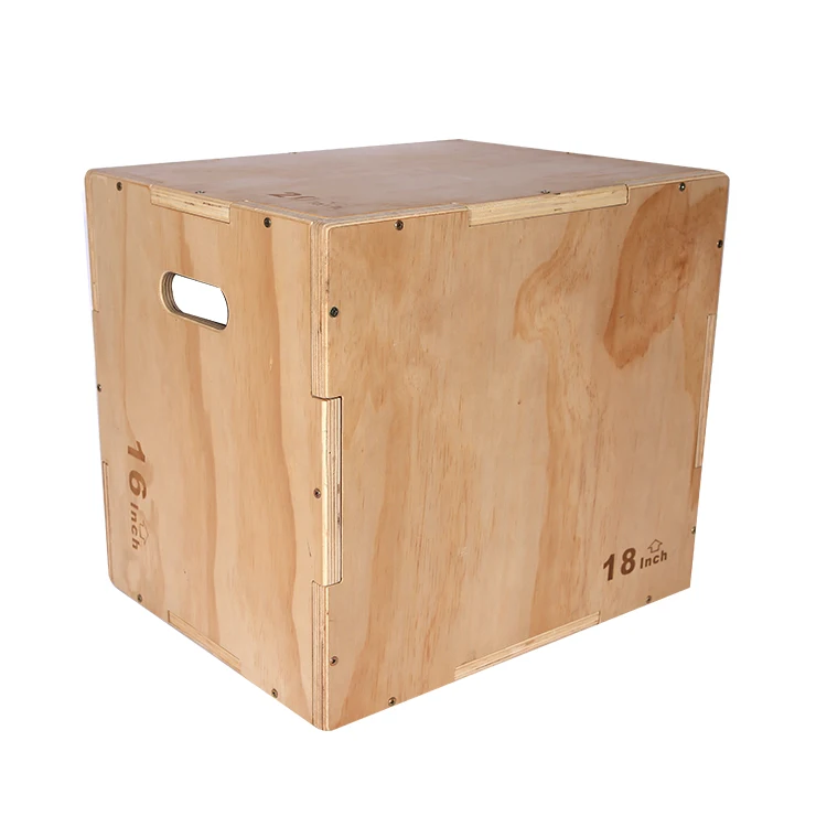 Jump MMA Plyometric 30/24/20 - 24/20/16 - 20/16/14 - 16/14/12 INCH Wooden Plyo Box