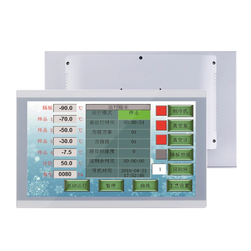 Ip65 Waterproof Fanless Industrial Aio Pc 12.1 15 17 19 21.5 Inch Ipc Ppc Linux Win 10 Embedded Industrial Touch Screen Panel Pc