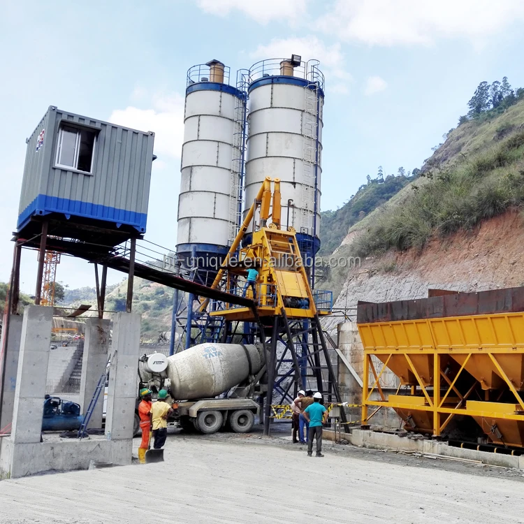concrete plant small manufacturers simple batching plant for block machine
