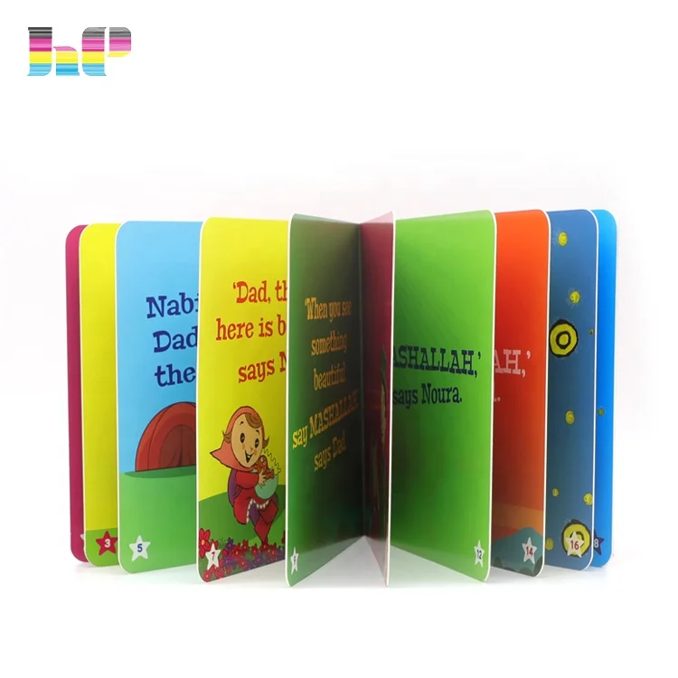 Custom Design Children Kids 3D Learning Board Books Printing For Kids 3D Toy