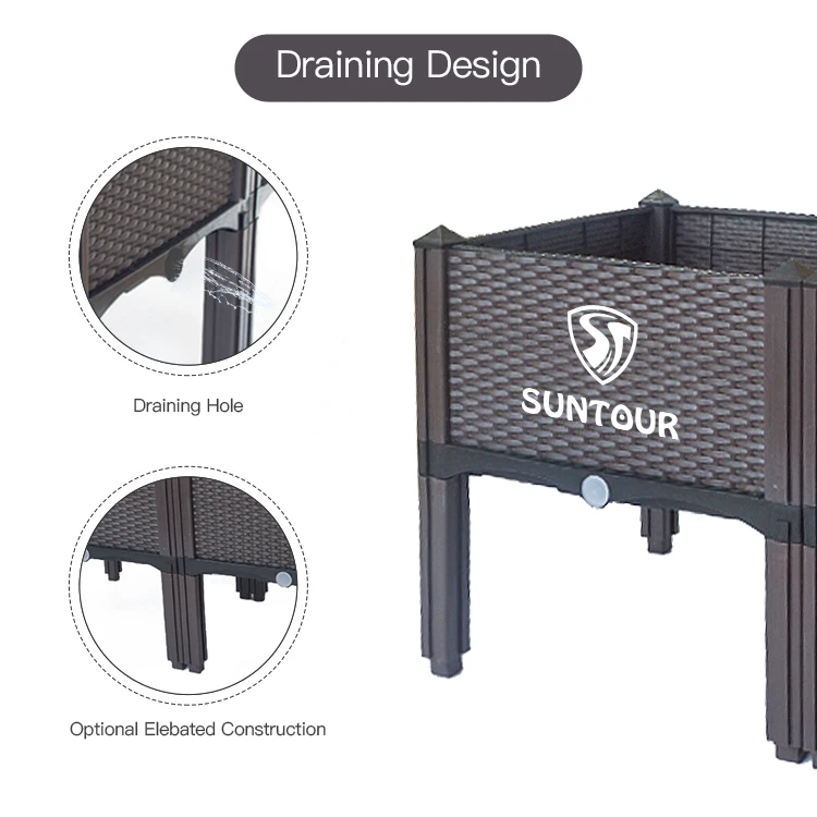 Chengtao 2021 Flower Vegetable Elevated Raised Garden Beds with Outlet