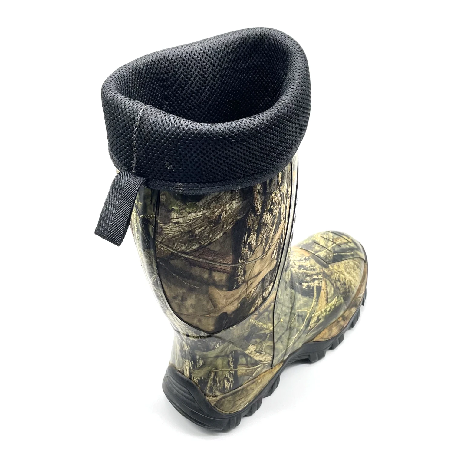 Hot selling high quality camo rubber  neoprene hunting boots for men 5mm camouflage real tree for hunting