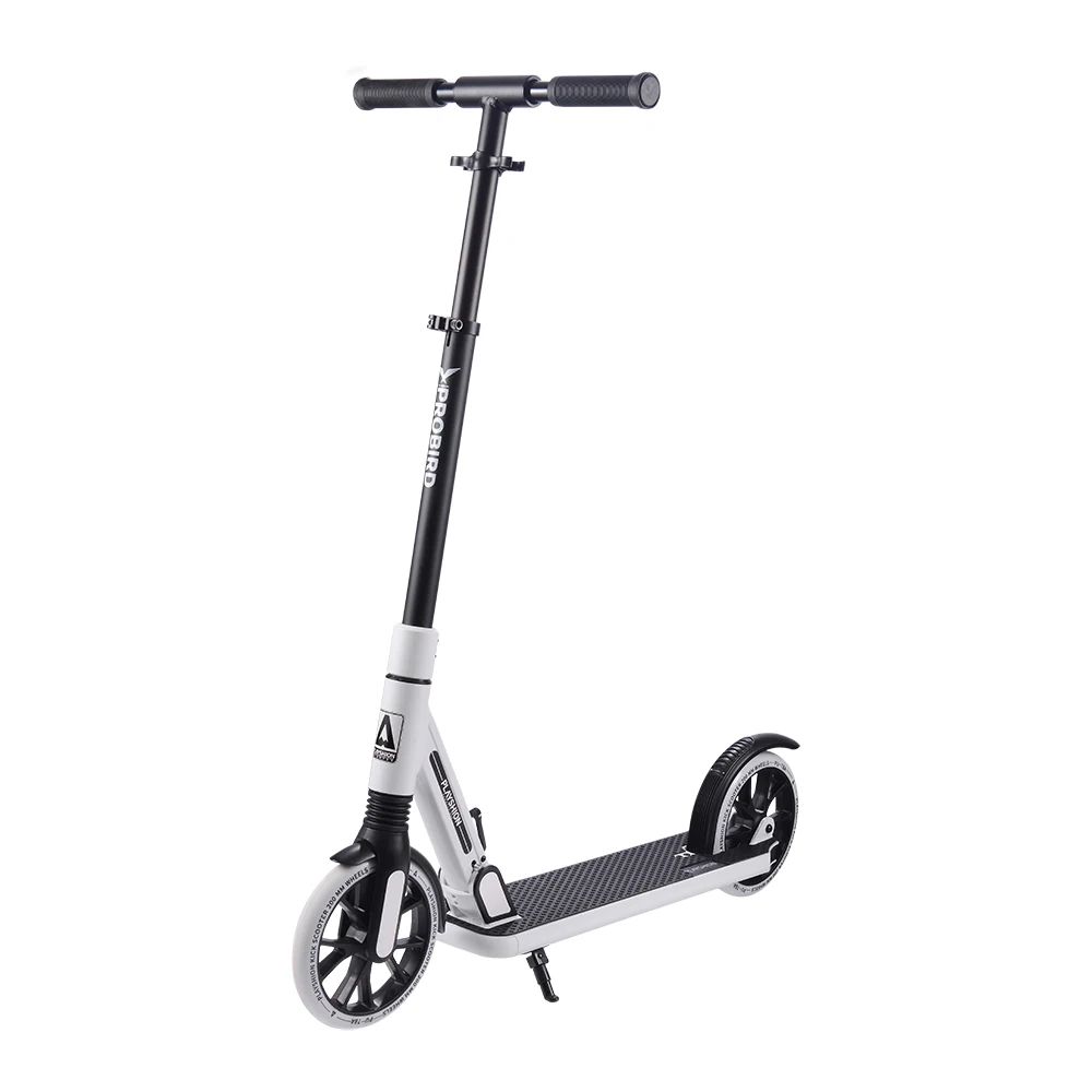 200mm Big PU Wheels kick scooter Foldable  Foot  Kick Scooter with Foot  Brake  for Adult