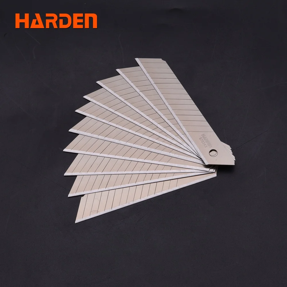 HARDEN 10 шт. 18x100 мм Универсальные лезвия для ножей Многофункциональный ручной режущий инструмент складной универсальный нож лезвие резки коробки