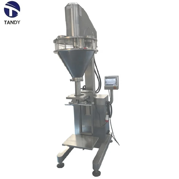 Semi Automatic Dry Washing Powder Premade Pouch Bag Filling Machine with Foot Pedal