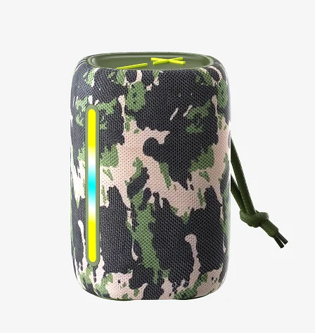 CE Rohs HOPESTAR TWS Cloth USB TF Card Bass Stereo Waterproof Outdoor 5W Blue tooth BT RGB LED Light P33 Mini Wireless Speaker