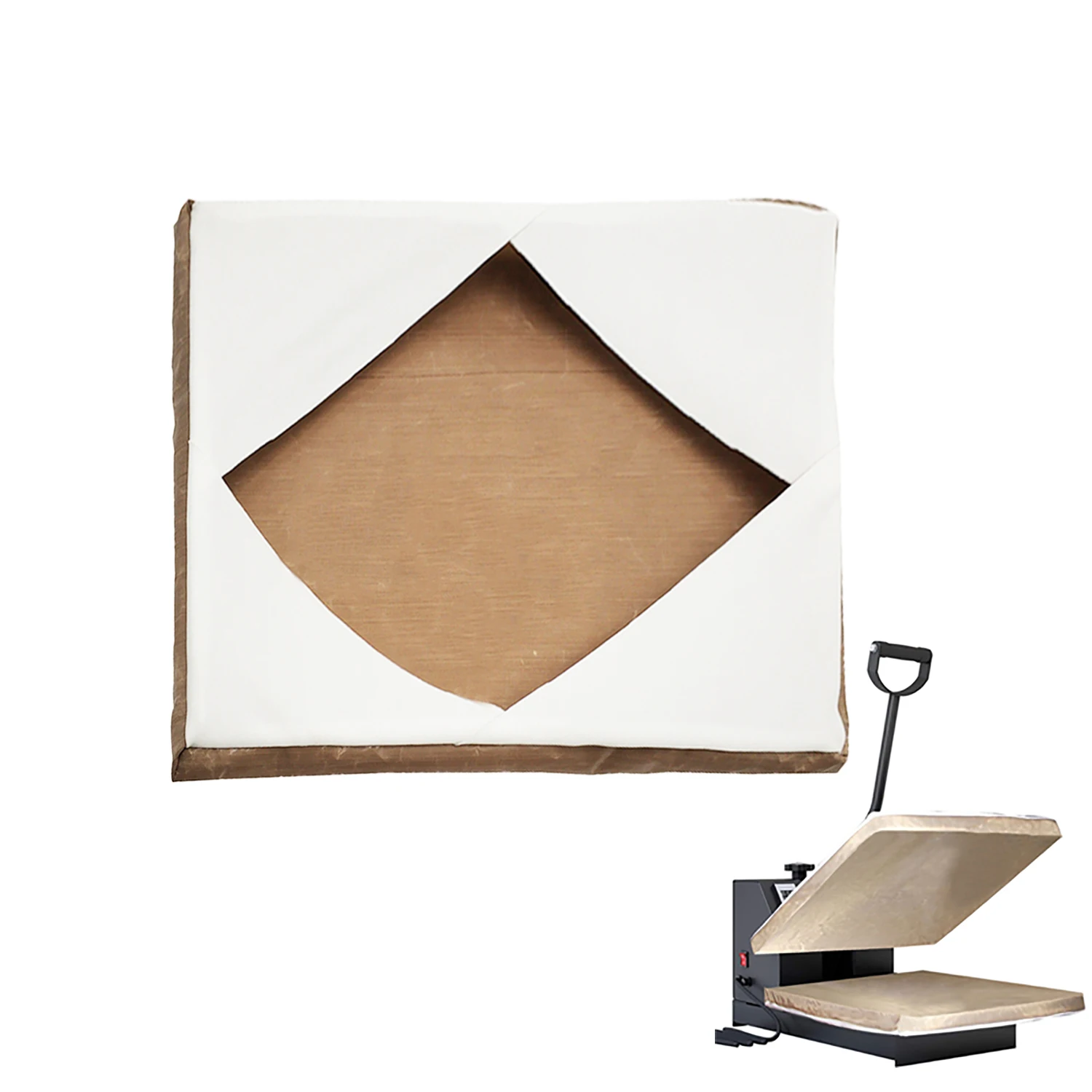 15x15/16x20x16x24 Inch Non-stick PTFE upper/lower heat press platen wrap cover protector