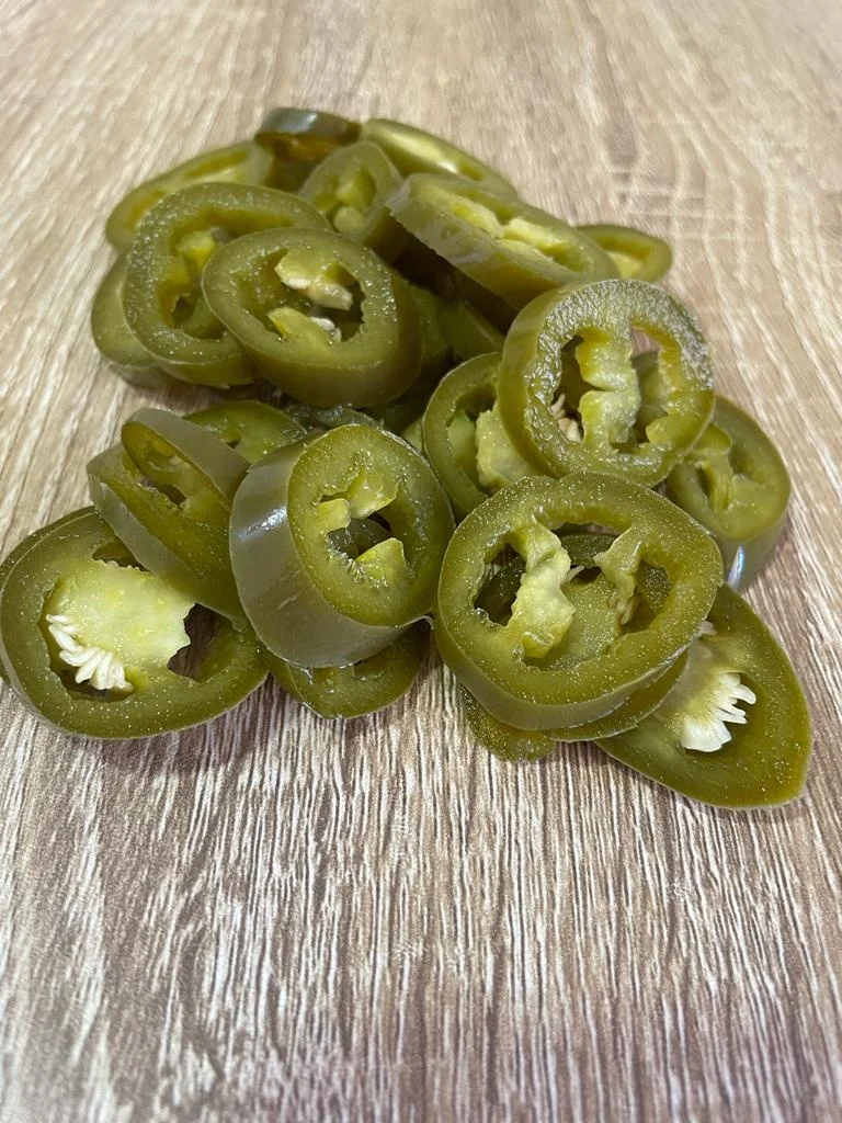 sliced jalapeno peppers
