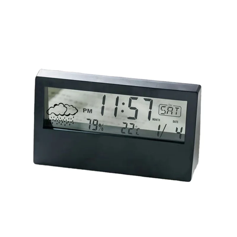 6-Inch Kitchen Digital Timer Waterproof 6-Digit Race Clock Double Sided Wall Mount Made of Plastic