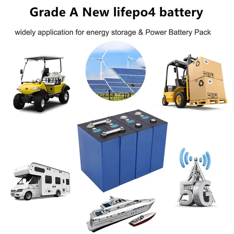 Lifepo4 320ah 304ah Prismatic Lfp Lithium Ion Batteries 300Ah 310Ah 304 320 Ah Grade A 3.2V 320Ah Lifepo4 Battery Cells