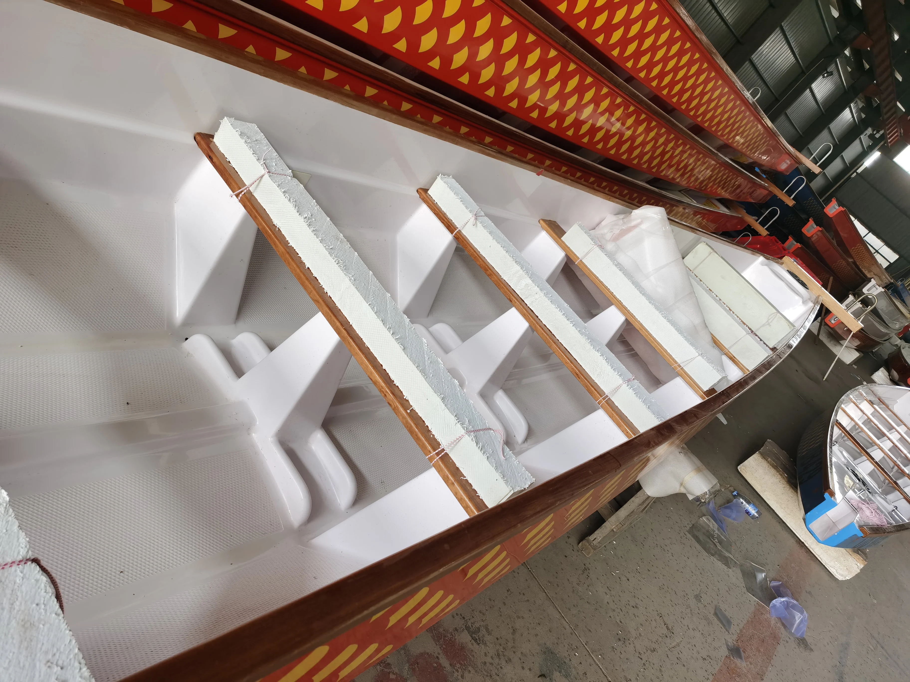 multiplayer water sports teamwork dragon boat shaft gym equipment dragon boat