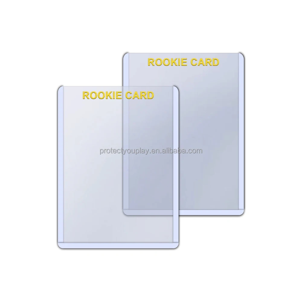 3x4 Toploader Card Holder - Rookie Imprinted - Gold
