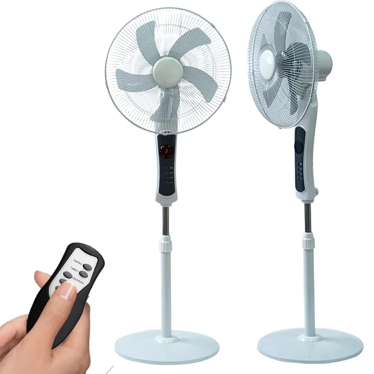 Popular fashionable remote control 16 inch fan stand factories