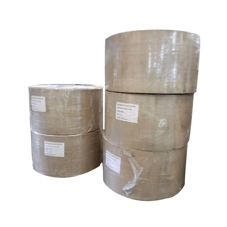 
single side PE coated flexo printing paper rolls paper cup raw material 