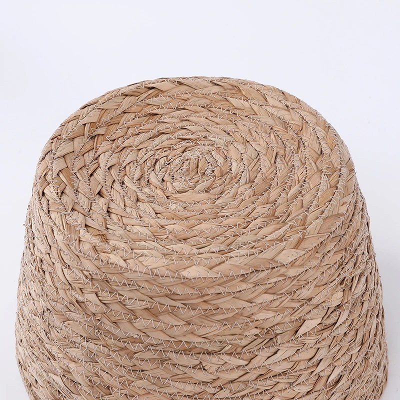 Professional Factory Custom Woven Baby Changing Hand Made Natural Seagrass Market Basket