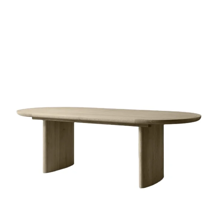 Round Dining Table Set 6 Chairs Living Room Furniture Sets Oval Dining Table