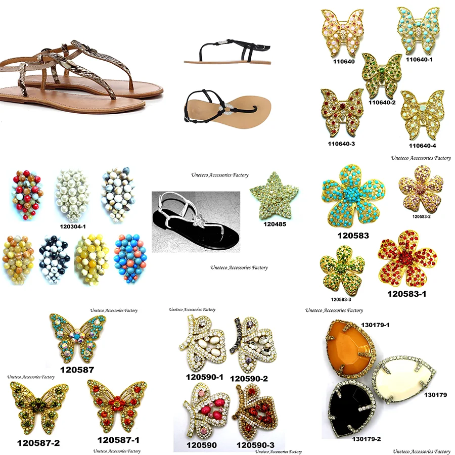 Crystal Flip Flop Chain Rhinestone Shoes Accessories Chains Slipper Decoration Jewelry Making