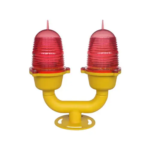 Red White DC 12-48V AC220VIP65 Aerodrome Led Aviation Obstruction Lights for Tower Cranes, Wind Turbines