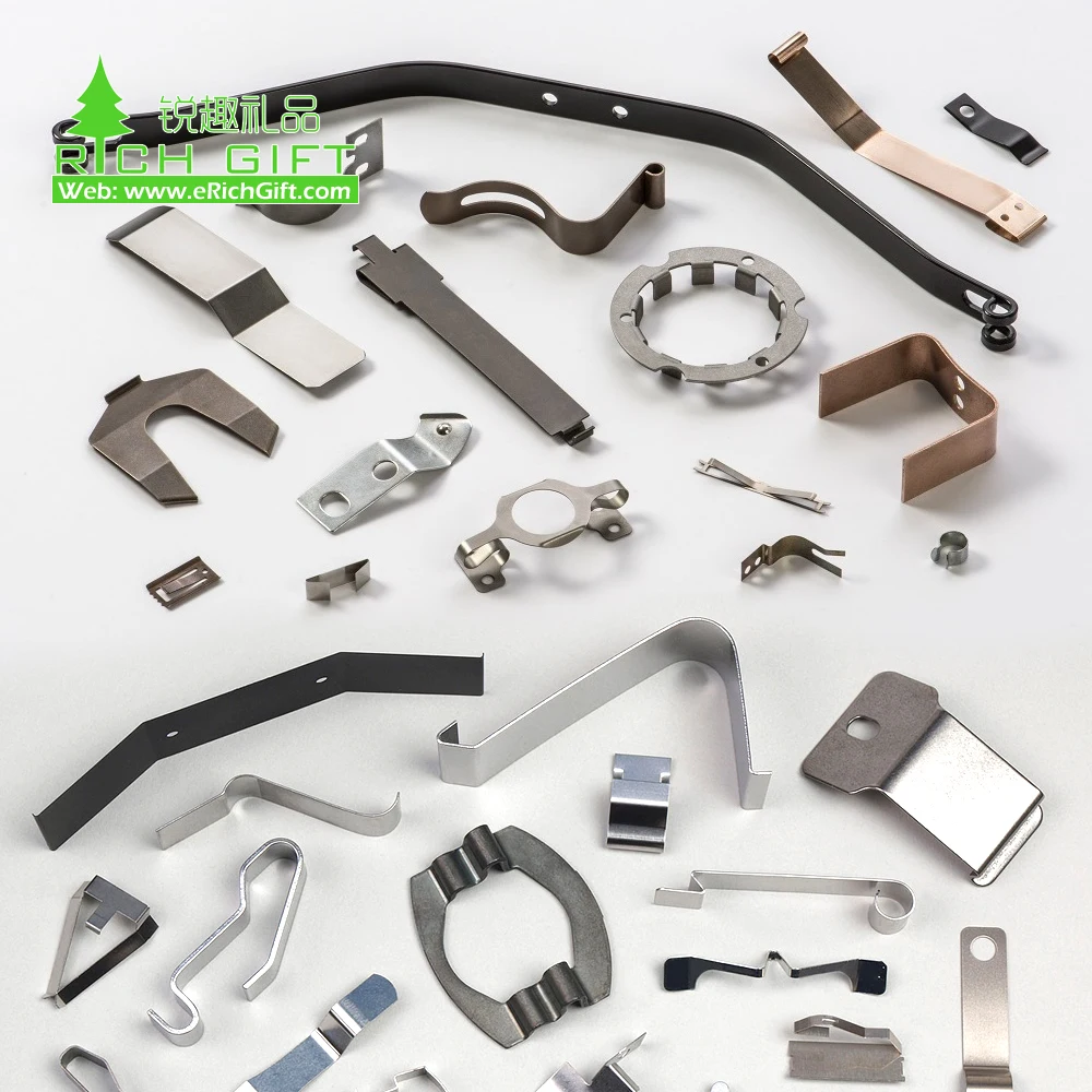 High quality OEM custom small v shaped metal stainless steel flat battery electrical contacts leaf spring clip No minimum