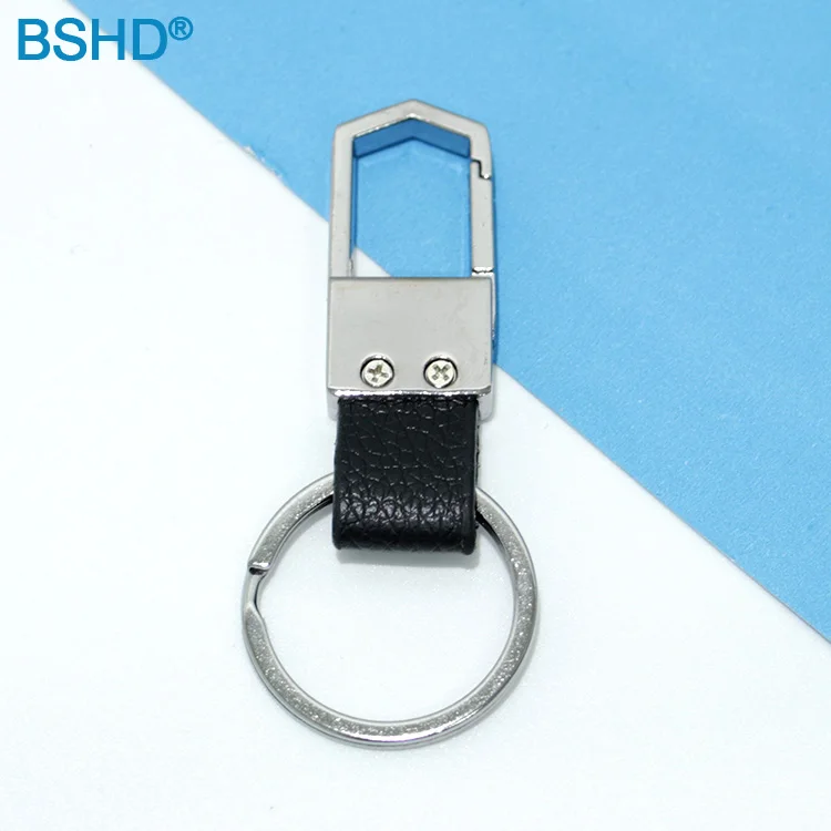 Home Office Hand Car Metal Keychain Custom Pu Leather Braided Rope Retro Hand Woven Key Chain