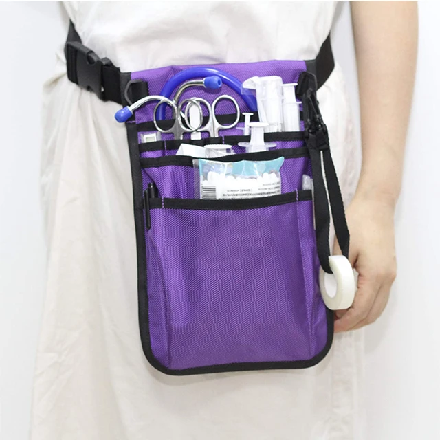 Factory OEM Nurse Fanny Pack  Upgrade Nurse Bag  Organize Belt Waist Bag Pouch