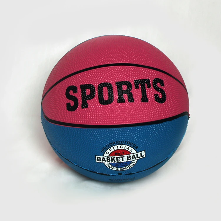 Good Supplier CustomRubber Basketball Mix Colors Basketball