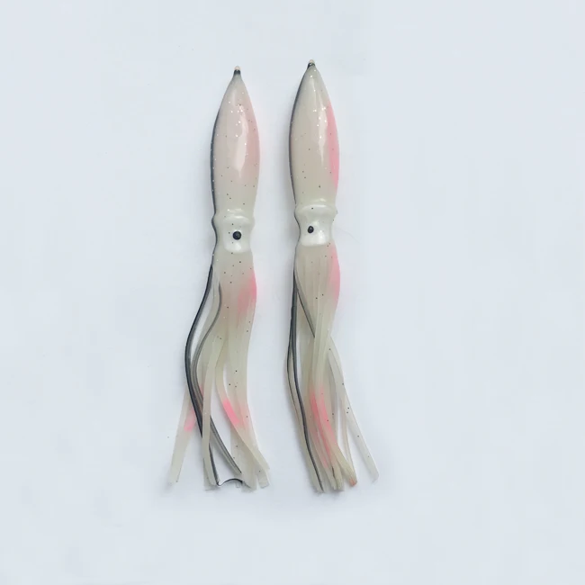 Big game fishing popular bulb head shell squid skirts lures