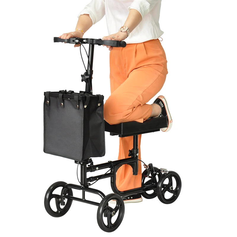 BQ9003 Knee Scooter Walker Deluxe Medical Scooter for Foot Injuries Lightweight Disabled Walking Aids