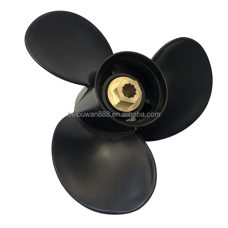 Marine Grade Outboard Propeller for Engines Black 3 Stainless Steel 316 Safety Marine Parts Boat Accessories High Mirror Polish