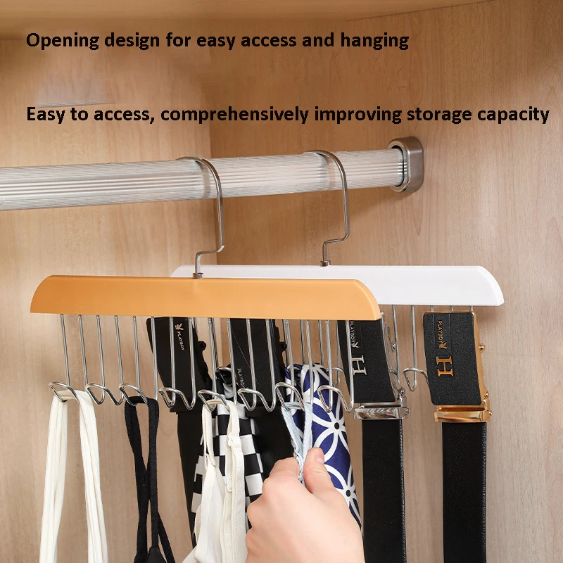 Multifunctional PE Plastic Air Drying Rack Hook Installation Type Household Student Dormitory Underwear Vest Storage Hanger