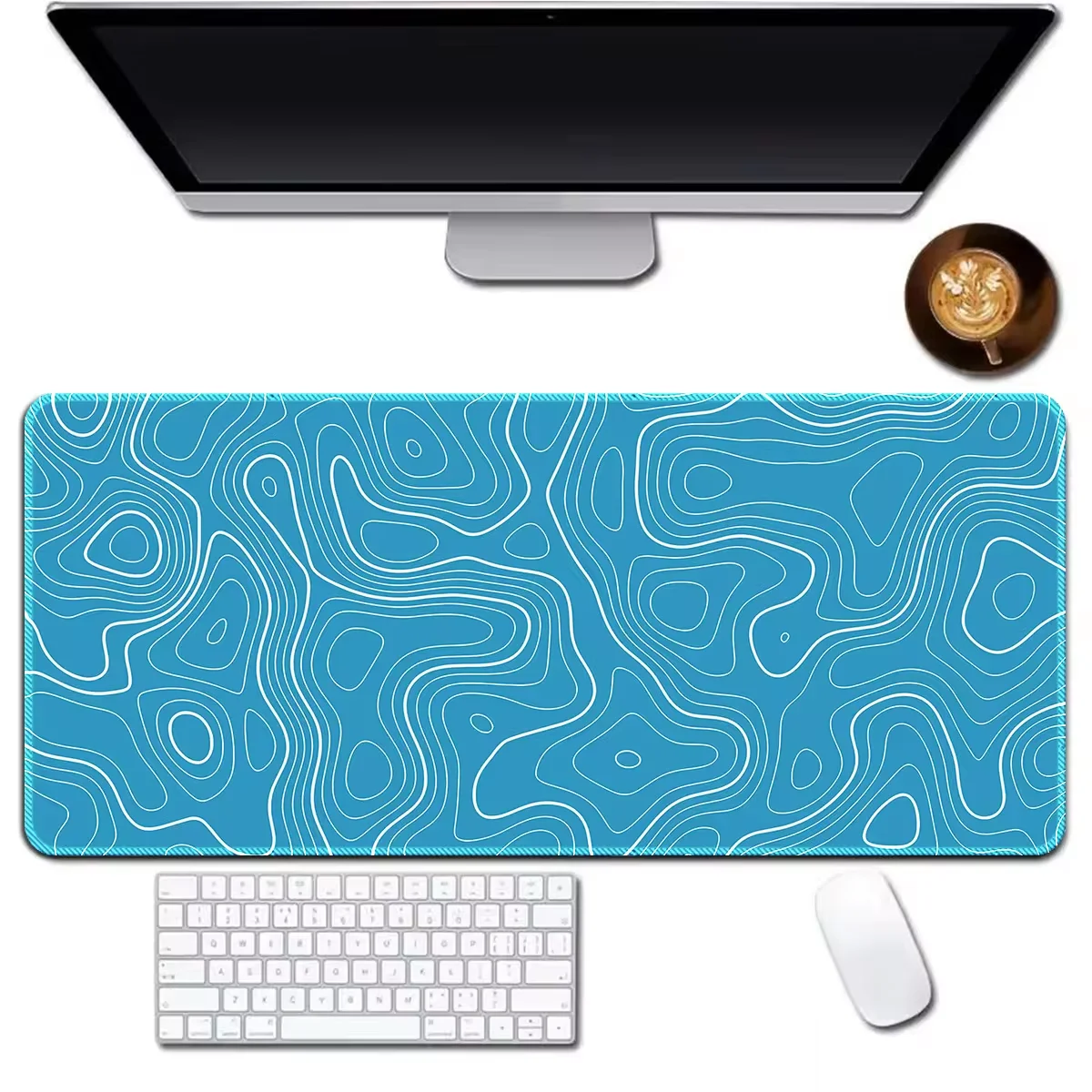 Desk Mats for Oem Odm Factory Gaming Mouse Pads with Edging Packaging and Logo Pc Desk Pad Mat Custom Mouse Pad for Home Office