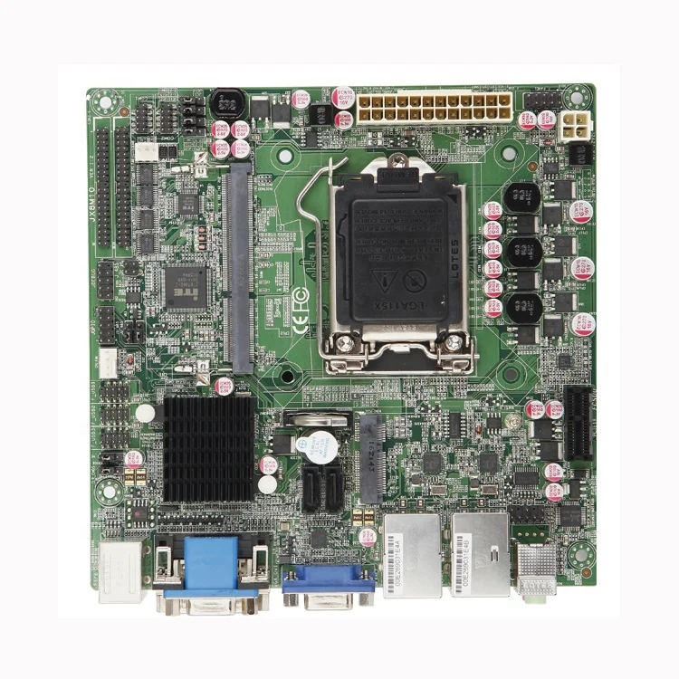 Фабрика быстрая доставка Intel H81chipset LGA1150 процессор DDR3 8 Гб промышленных мини itx материнская плата с 10 RS232